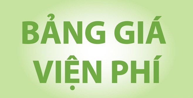 THÔNG BÁO VỀ VIỆC ÁP DỤNG BẢNG GIÁ DỊCH VỤ KHÁM BỆNH, CHỮA BỆNH 