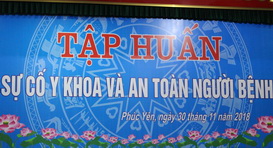 Tập huấn sự cố y khoa