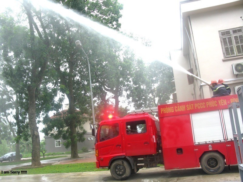 Bệnh viện 74 Trung ương Tập huấn Phòng cháy chữa cháy năm 2013.