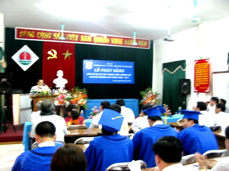 Lễ tốt nghiệp và trao bằng Bác sĩ chuyên khoa cấp I Khoá 2008 -2011 tại Bệnh viện 74 Trung ương