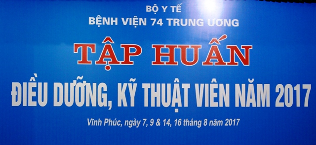 TẬP HUẤN ĐIỀU DƯỠNG, KỸ THUẬT VIÊN NĂM 2017