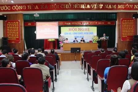 HỘI NGHỊ CÁN BỘ, CÔNG CHỨC, VIÊN CHỨC NĂM 2019