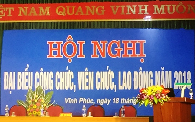 HỘI NGHỊ ĐẠI BIỂU CÔNG CHỨC, VIÊN CHỨC, LAO ĐỘNG NĂM 2018