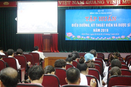 TẬP HUẤN ĐIỀU DƯỠNG, KỸ THUẬT VIÊN VÀ DƯỢC SĨ NĂM 2019