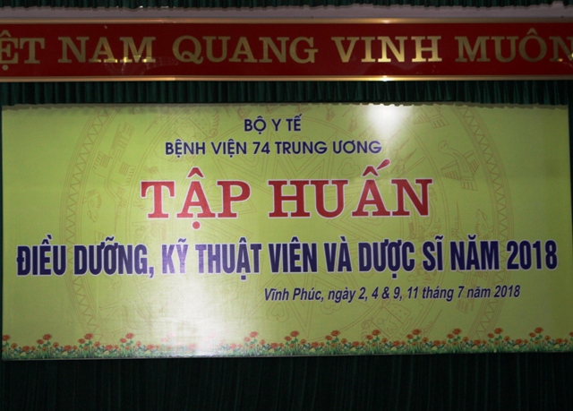 ĐÀO TẠO LIÊN TỤC CẬP NHẬT KIẾN THỨC VỀ Y, DƯỢC CHO ĐIỀU DƯỠNG, KỸ THUẬT VIÊN VÀ DƯỢC SĨ NĂM 2018